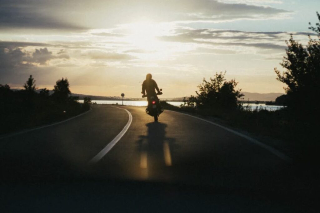 Viaggio in moto on the road