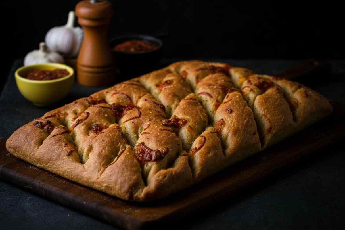 come fare la focaccia trapunta